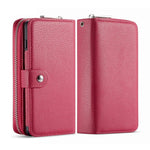 New S9 Wallet Case Detachable Leather Case With Credit Card Slots Magneti