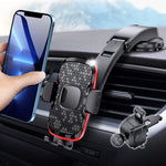 Esamcore Phone Mount For Car 2 In 1 Car Phone Holder Mount For Dashboard And Air Vent Suction Cup Cell Phone Car Mount For Iphone Samsung Cell Phones