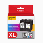 Ink Cartridge 260 261 Replacement For Canon 260Xl 261Xl 260 Xl 261 Xl Pg 260 Xl Cl 261 Xl Compatible With Canon Ts5320 Ts6420 Tr7020 1 Black 1 Tri Color