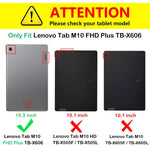 New Case For Lenovo Tab M10 Fhd Plus 10 3 Inch Tablet Folio Pu Leather Auto Wake Sleep Cover For Lenovo Tab M10 Plus 2020 2Nd Gen Tb X606F Tb X606X W