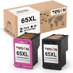 65 Xl Ink Cartridge Replacement For Hp 65 65Xl For Use In Hp Envy 5010 5012 5020 Deskjet 2621 2622 2635 2640 3720 3722 3755 Amp 100 120 125 2 Pack 1 Black 1 C