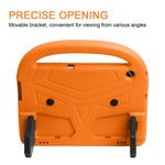 Kids Case For Huawei Mediapad T5 10 1 Inch Shockproof Durable Bumper Handle Stand Rugged Lightweight Protection Cases Cover For Huawei Mediapad T5 10 1 Tablet Orange