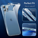 Esr Clear Case Compatible With Iphone 13 Pro Case Crystal Clear Shockproof Thin Silicone Case Yellowing Resistant Slim Transparent Tpu Phone Case Project Zero Series Clear