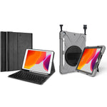 New Procase Ipad 10 2 Keyboard Case Bundle With Rugged Heavy Duty Cover For 10 2 Ipad 8Th Gen 2020 7Th Gen 2019