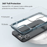 Nillkin Crystal Clear Designed For Iphone 13 Pro Max Case Slim Thin Shockproof Protective Phone Case Non Yellowing Blue