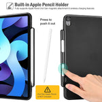 New Procase Privacy Screen Protector Bundle With Tri Fold Smart Shell Stand Protective Case For Ipad Air 4Th Generation
