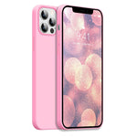 Spogie Compatible For Iphone 12 Pro Max Case Pure Color Series Soft Light And Thin Tpu Material 6 7 Pink