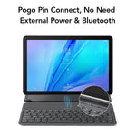 New Tcl Keyboard Case For Tcl Tab 10S Suitable And Stable Kickstand Detachable Wireless Type Cover Pogo Pin Connect No Need External Power Android Keyboa