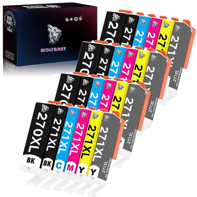 Compatible 270 271 Xl Ink Cartridge Replacement For Canon Pgi 270Xl Cli 271Xl To Use With Pixma Ts8020 Ts9020 Mg7720 Printer 4Large Bk 4Small Bk 4Cyan 4Mage