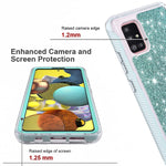 Samsung S20 Fe 5G Case Samsung Galaxy S20 Fe 5G Case Not Fit S20 S21 Fe With Tempered Glass Screen Protector Included Circlemalls Military Grade 12 Ft Shockproof Cover Glitter Spot Diamond Teal