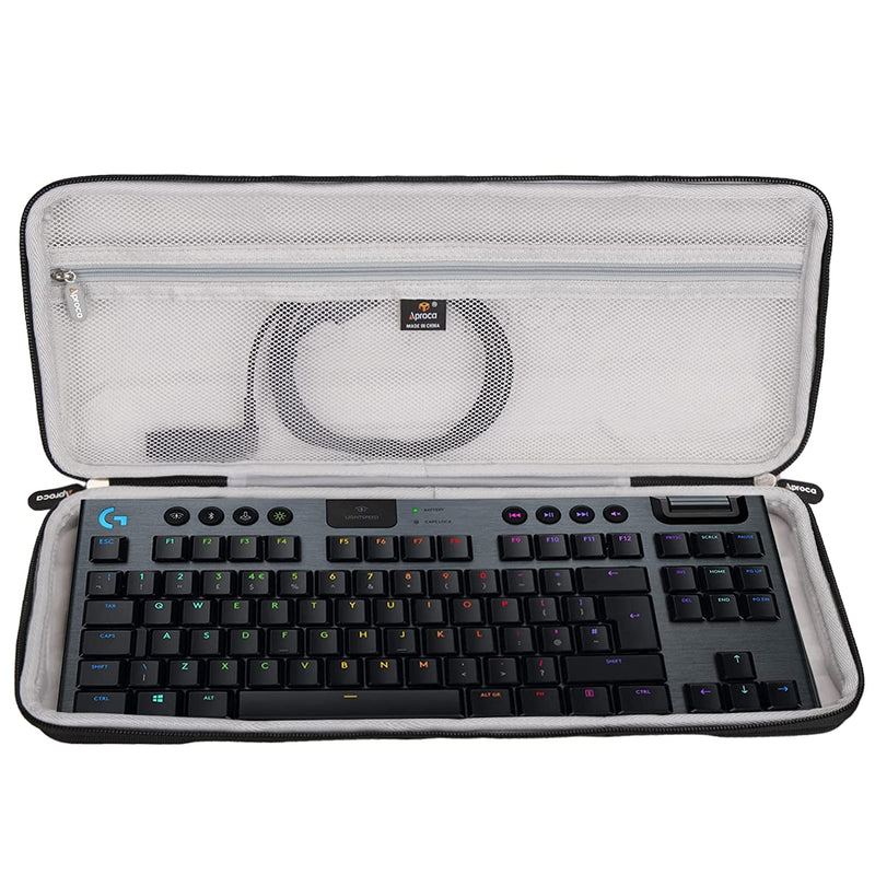 Hard Storage Travel Case For Logitech G915 Tkl Tenkeyless Lightspeed Wireless Rgb Mechanical Gaming Keyboard