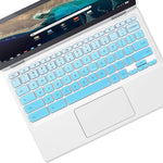 Keyboard Cover Design For 2019 2018 Asus Chromebook Flip C302 C302Ca Dh54 C302Ca Dhm4 12 5 Chromebook Asus Chromebook C523Na 15 6 Asus Chromebook C423Na 14 Gradual Blue