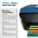 Ink Cartridge Replacement For Hp 67Xl 67 Xl 1 Black 1 Color Fit With Deskjet 2700 2725 2755E 2752 2755 Plus 4100 4152 Envy 6000 6055E 6455E 6452E Pro 6400 6452 Printer Tray