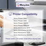 106R02777 Compatible Toner Cartridge Replacement For Xerox 106R02777 Black Toner Cartridge Work With Xerox Workcentre 3215 3215Ni 3225 3225Dni Phaser 3260 3260D