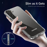 Lozop Crystal Clear Samsung Galaxy S22 Plus Case 20X Anti Yellow Military Grade Drop Protection Shockproof Transparent Case With Airbag Protective Slim Cover For Samsung S22 Plus 5G 6 6 Inch