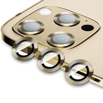 Compatible With Iphone 12 Pro Max 6 7 Camera Lens Protector Tiietone Hd Anti Scratch Metal Frame Camera Lens Tempered Glass Screen Protector Case Friendly Gold
