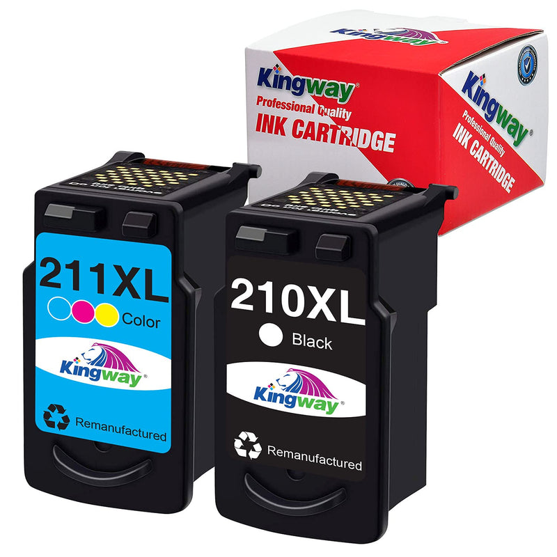 Ink Cartridge Replacement For Canon Pg 210Xl Cl 211Xl 210 Xl 211 Xl To Use With Pixma Ip2702 Ip2700 Mx410 Mp495 Mp230 Mp240 Mp280 Mx320 Mx340 Printer 1 Black