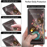 Fingerprint Compatiblemilomdoi Designed For Google Pixel 6 Flexible Tpu Screen Protector Not Glass 3 Pack Hd Flexible Tpu Film With 2 Pack Tempered Glass Camera Lens Protector No Bubbles Support Fingerprint Unlock Easy Install Case Friendly 5 Pack