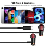 Usb C Headphone Cooya Type C Wired Earbuds For Samsung S22 S21 S20 Fe Note 20 10 Plus Galaxy Z Flip3 Fold2 Noise Canceling In Ear Earphone With Mic For Ipad Pro Mini 6Th Pixel 5 6 Pro Oneplus 9 10Pro