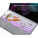 Keyboard Cover For New Microsoft Surface Pro 7 12 3 Inch 2020 Surface Pro 6 2018 Surface Pro 5 2017 Surface Pro 4 Surface Pro Accessories Ombre Purple