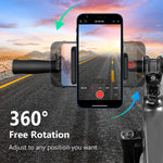 Motorcycle Phone Mount Lwdude 360 Rotation Super Stable Universal Motorcycle Bike Phone Mount Compatible With Iphone 13 13 Mini 13 Pro Max 12 11 Se Xs X 8 7 Samsung Galaxy S21 4 5 7Inch All Phones