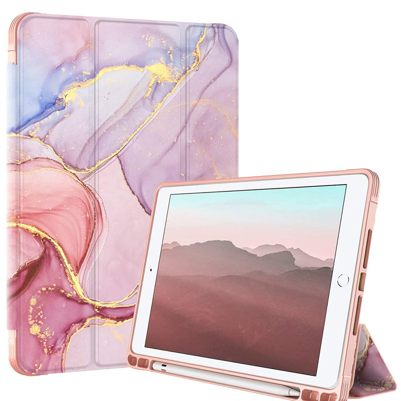 New Compatible With Ipad 9 7 Inch Case With Pencil Holder Ipad 6Th 5Th Generation Cases Full Body Protective Folio Leather Smart Case Cover With Wake Sl