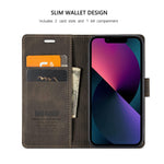 Japezop Case For Iphone 13 5G Iphone 13 Wallet Case With Rfid Blocking Credit Card Slots Folio Magnetic Stand Leather Flip Case For Iphone 13 5G 6 1 Inch Coffee