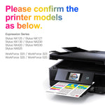 Ink Cartridge Replacement For Epson 125 T125 Use For Nx125 Nx127 Nx130 Nx230 Nx420 Nx530 Nx625 Workforce 320 323 325 520 Printer Tray 2 Black 1 Cyan 1 Magent