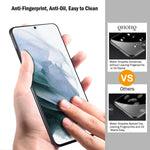 Qhohq 3 Pack Screen Protector For Samsung Galaxy S21 Plus 5G 6 7 With 3 Packs Camera Lens Protector Tempered Glass Film Hd Bubble Free Scratch Resistant Compatible With Fingerprint Unlock