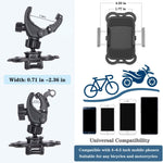 Shinylife Bike Phone Mount Universal 360 Degrees Rotatable Motorcycle Cell Phone Holder Stand For Iphone 11 Pro Max Samsung Galaxy S20 Sony Note 9 And More