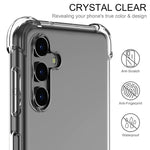 Lesanm For Samsung Galaxy A13 5G Case Crystal Clear Cover With Shock Absorbing Bumper Thin Slim Flexible Tpu Rubber Soft Silicone Protective Phone Case Cover For Samsung Galaxy A13 5G