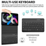 New Ipad Mini 6 Keyboard Case 2021 Backlit Detachable Wireless Keyboard With Slim Cover And Pencil Holder For Ipad Mini 6Th Generation 8 3 Inch Black
