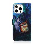 Bumper Cover For Iphone 13 Pro 6 1 Inch Card Wallet Case Aesthetic Painting Folio Flip Case Stand Shockproof Shell Owl Iphone 13 Pro
