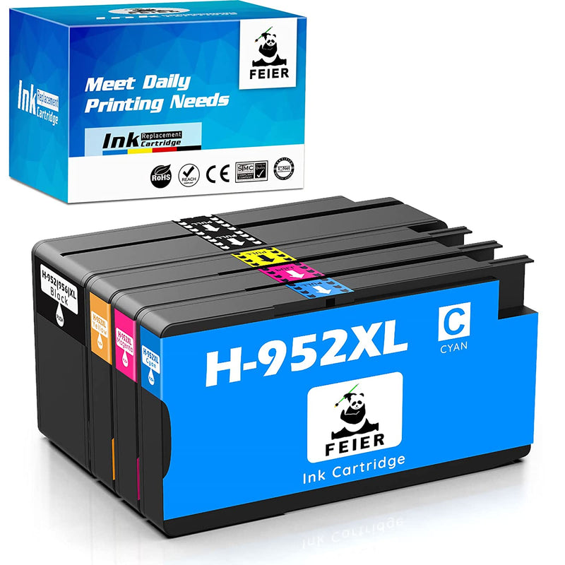Ink Cartridge Replacement For Hp 952 Xl 952Xl For Hp Officejet Pro 8710 8720 7740 8715 8210 8740 7720 8702 8730 8725 8200 8216 8700 1 Black 1 Cyan 1 Magenta 1