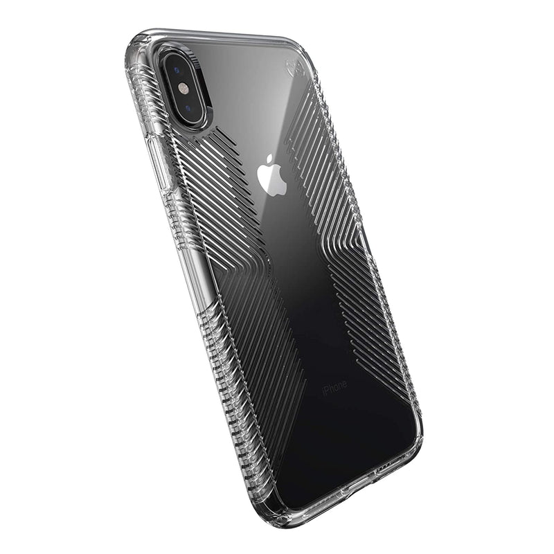 Speck Products Presidio Perfect Clear With Grip Case Compatible With Iphone Xs Max Clear Clear 136476 5085