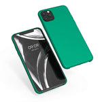 Kwmobile Tpu Silicone Case Compatible With Apple Iphone 11 Pro Max Case Slim Phone Cover With Soft Finish Emerald Green