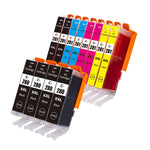 Pgi280Xxl Cli281Xxl Compatible Ink Cartridge 5 Color Pack Replacement For Canon 280 Pgbk 281 Ink Canon Printer Ink 280 281 Combo For Tr8520 Tr8620 Ts6120 Ts622