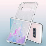 New Clear Glitter Case For Samsung Galaxy S10E Girls Women Bling Sparkly