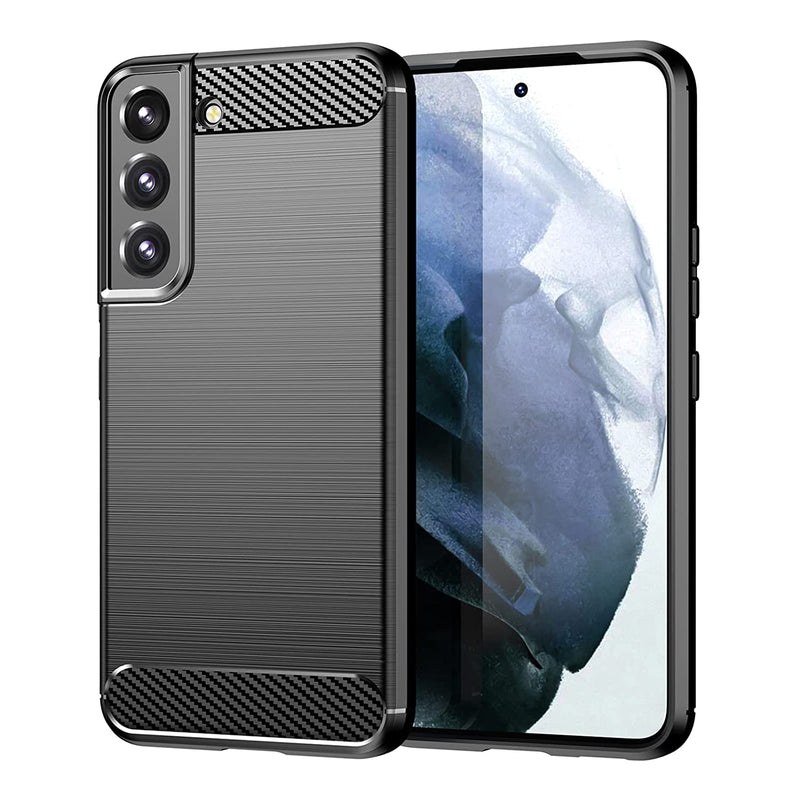 Naiadiy Designed For Samsung Galaxy S22 Ultra Case Slim Brushed Shockproof Phone Case For S22 Ultra 5G Black