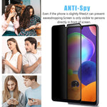 Anbzsign 2 Pack Privacy Screen Protector For Samsung Galaxy A32 5G 6 5 Inch Not Fit Galalxy A32 4G 6 4 Inch Full Coverage Anti Spy 9H Hardness Tempered Glass