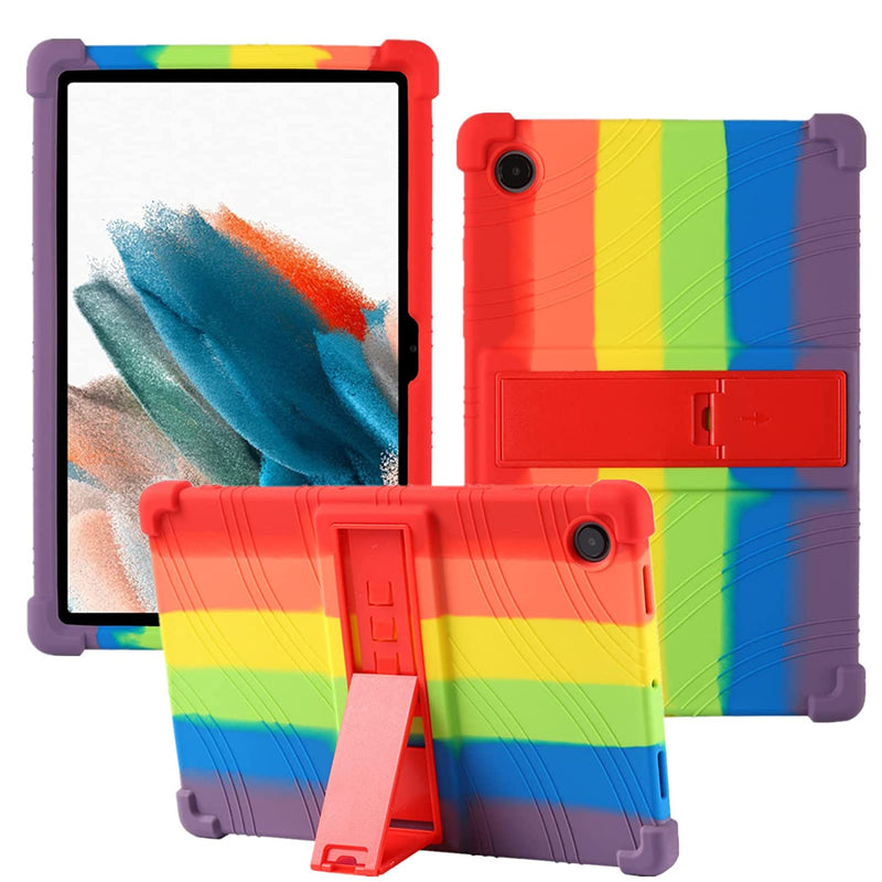 New Case For Samsung Galaxy Tab A8 10 5 Inch 2021Sm X200 Sm X205 Sm X207 Kids Friendly Soft Silicone Adjustable Stand Cover For Galaxy Tab A8 10 5 Inch