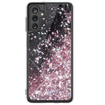Caka Case Compatible For Galaxy A13 5G Glitter Phone Case Girly Women Girls Bling Sparkle Liquid Flowing Quicksand Soft Tpu Case Cover For Samsung Galaxy A13 5G 6 5 Inches Rose Gold