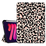 New Ipad Mini 6 Case 2021 8 3 Inch With Pencil Holder Leopard Cheetah Trifold Stand Protective Shockproof Ipad Mini 6Th Generation Cover Auto Sleep Wake