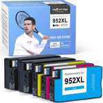 Ink Cartridge Replacement For Hp 952 Xl 952Xl Use With 7740 8740 8730 8210 7720 8710 8720 8702 8715 8216 Black Cyan Magenta Yellow 5 Pack