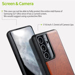 Carveit Wood Case For Galaxy S21 Ultra Case 2021 Hard Real Wood Soft Black Tpu Shockproof Hybrid Protective Cover Unique Classy Wooden Case Compatible With Samsung Galaxy S21 Ultra 5G Rosewood