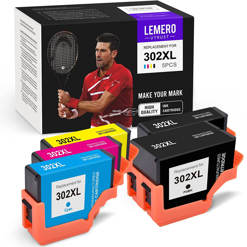 Ink Cartridge Replacement For Epson 302Xl 302 Xl T302 T302Xl Use With Epson Expression Premium Xp 6100 Xp 6000 Black Photo Black Cyan Magenta