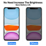 Uxinuo Privacy Screen Protector For Iphone 11 Pro Max Premium 4D Curved Edge To Edge Full Coverage Privacy Tempered Glass Screen Protector For Apple Iphone 11 Pro Max Xs Max Privacy 11 Pro Max 6 5