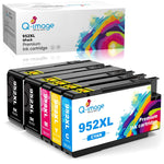 952Xl Ink Cartridge Compatible Replacement 952 Ink Cartridges Combo Pack To Use With Hp Office Jet Pro 7740 8210 8710 8715 Total 5 Pack 2 Black 1 Cyan 1 Ma
