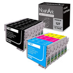 12 Packs T127 Remanufacture Ink Cartridge Replacement For Epson 127 T127 Use For Workforce 545 845 645 Wf 3520 Wf 3540 Wf 7010 Wf 7510 Wf 7520 Nx530 Nx625 6 Bl