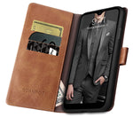 New For Samsung Galaxy A12 With Rfid Blocking Leather Wallet Case Credit C